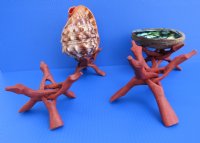 6 inches  Wooden Cobra Tripod Stands, Wooden Tripod Folding Display Stands for Sale - 12 @ $2.40 each; 
