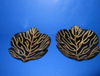 7-1/2 inches Horn Leaf Shaped Trays <font color=red> Wholesale</font>  - 6 @ $15.50 each