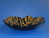 7-1/2 inches Horn Leaf Shaped Trays <font color=red> Wholesale</font>  - 6 @ $15.50 each