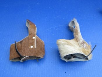 Adjustable Goat Skin Drinking Horn Holster - 3 @ $7.95 each