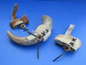 Adjustable Goat Skin Drinking Horn Holster - 3 @ $7.95 each