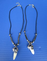 Authentic Alligator Tooth Necklaces for Sale with Gator Tooth Pendants, 20 inches - 3 @ $7.50 each