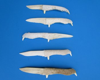  Alligator Jaw Bone Knives <font color=red> Wholesale</font>, 8 to 10 inches - 8 @ $13.50 each