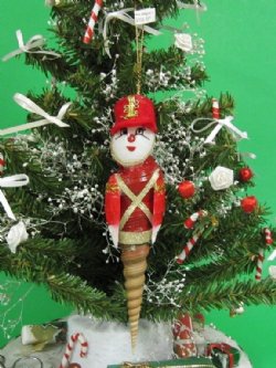 5-1/2 inches long Seashell Toy Soldier Ornaments -  Pack of 10 @ $3.95 each