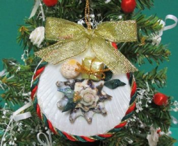 3 inches Sun Shell Beach Themed Ornaments <font color=red> Wholesale </font> - 70 @ $1.40 each