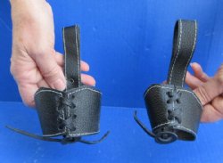 Faux Leather Adjustable Drinking Horn Holster - 4 @ $5.80 each