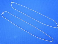 18 inches Electroplated Thin Gold Chain Necklaces<FONT COLOR=RED> Wholesale</font>  for Men and Women for Sale in Bulk - Case of 50 @ $2.25 each