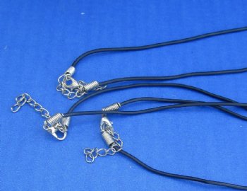 Alligator Tooth Necklace with Beads Decorated with Flowers, 20 inches - 3 @ $7.50 each