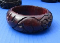 2-7/8 inches Round Carved Wooden Ostrich Egg Stand, Holder for Sale - 2 @ 6.50 each