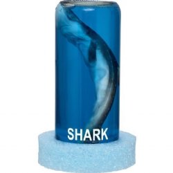 6-1/2 inches Wet Specimen Shark In a Jar <font color=red> Wholesale</font> (with styrofoam base) - 12 @ $9.90 each