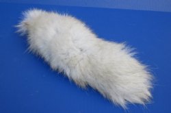 Fluffy White Blue Fox Tail Key Chain for Sale - $14.99 each