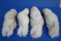 Fluffy White Blue Fox Tail Key Chain for Sale - $14.99 each