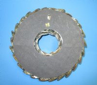 10 inches Real Abalone Shell Wreath or Seashell Candle Holder, with a silver tone - $12.99 each; 2 @ $11.50 each