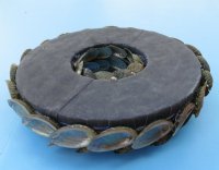 10 inches Real Abalone Shell Wreath or Seashell Candle Holder, with a silver tone - $12.99 each; 2 @ $11.50 each
