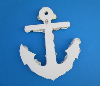 Oyster Shell Anchor Wall Plaque 12 x 10 inches <font color=red> Wholesale </font>- 25 @ $4.50 each