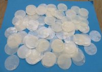 3 inches Capiz Shells <font color=red> Wholesale</font>  - 500 @ .27 each