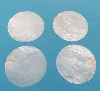 3 inches Capiz Shells <font color=red> Wholesale</font>  - 500 @ .27 each