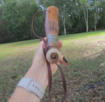 Blowing Horn with Engraved Elder Futhark Runes Characters (17.75") - $33.99 each