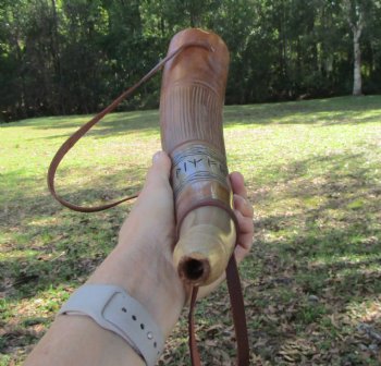 Engraved Elder Futhark Runes Viking War Horn (17.50") - $33.99 each