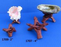 4 inches Small Wooden Cobra Tripod Stands <font color=red>Wholesale</font>   - 84 @ $1.20 each