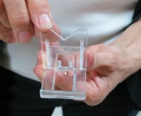 Small 2 Piece Plastic, Acrylic Easel Stands in Bulk - 36 @ .68 each