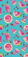 30 by 60 inches Summer Pink Watermelons Beach Towels<font color=red> Wholesale </font>- Case of 18 @ $5.65 each