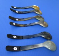 Horn Spoon and Spork Set 7-1/2 inches long - <font color=red>$19.20 a set</font> (Plus $7 Ground Advantage Mail)