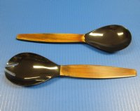 11 inches Horn Spoon and Spork Salad Serving Sets - $27.99