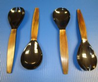 11 inches Buffalo Horn Salad Server Sets <font color=red> Wholesale </font>  - 6 @ $17.50 each