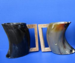 7-1/2 inches Large Polished Horn Beer Pitcher made out of Indian Cattle Horn - $47.99 each