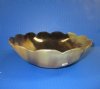8 inches Round Buffalo Horn Scalloped Bowl with Marble Appearance - Pack of 1 @ $24.99 each; Pack of 3 @ $22.40 each