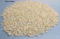 White Clam Rose Shells, 1/2 to 3/4 inches -4.40 pound bag @ $9.00 a bag; 3 bags @ $8.00 a bag