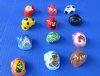 Painted Hermit Crab Shells in Assorted Sports Balls Designs, Cartoon Characters and others - Bag of 50 @ .60 each; Pack of 100 @ .48 each