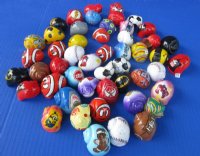 Assorted Painted Hermit Crab Shells, Sports Balls, Bugs, Cartoon Characters <font color=red> Wholesale</font>  - 250 @ .36 each