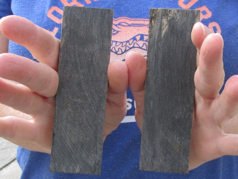 5 inches Bark Water Buffalo Horn Knife Scales, Knife Handle Material