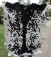43 by 32 inches Genuine Black and White Goat Hide, Skin for Sale - Buy this one for $44.99
