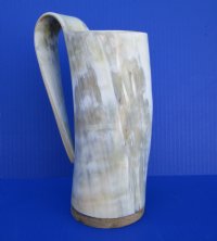Genuine Buffalo Horn Beer Mug, 8-3/4 inches tall (24 ounce) Light Colored  for $46.99