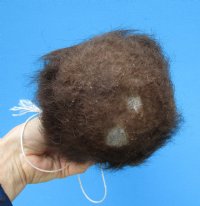 11 inches tall Large Fuzzy Hard Tanned Buffalo Testicle, Scrotum, Ball for Sale - Buy this one for $29.99