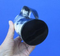 5-1/2 inches Polished Buffalo Horn Viking Mug with a Marble Look  (Holds 8 to 10 ounces) - Buy this one for $25.99