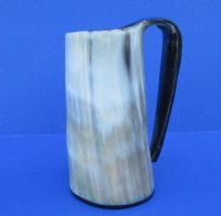5-1/2 inches Polished Buffalo Horn Viking Mug with a Marble Look  (Holds 8 to 10 ounces) - Buy this one for $25.99