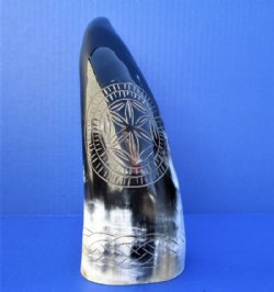 11-1/2 inches Engraved Starfish Design with Rope Polished Water Buffalo Horn for Sale  - Buy this one for $25.99