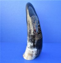 11-1/2 inches Engraved Starfish Design with Rope Polished Water Buffalo Horn for Sale  - Buy this one for $25.99