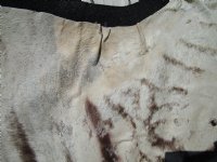 97 by 59 inches Real African Zebra Skin Rug with Black Felt Backing, Grade B.(Delivery Signature Required)