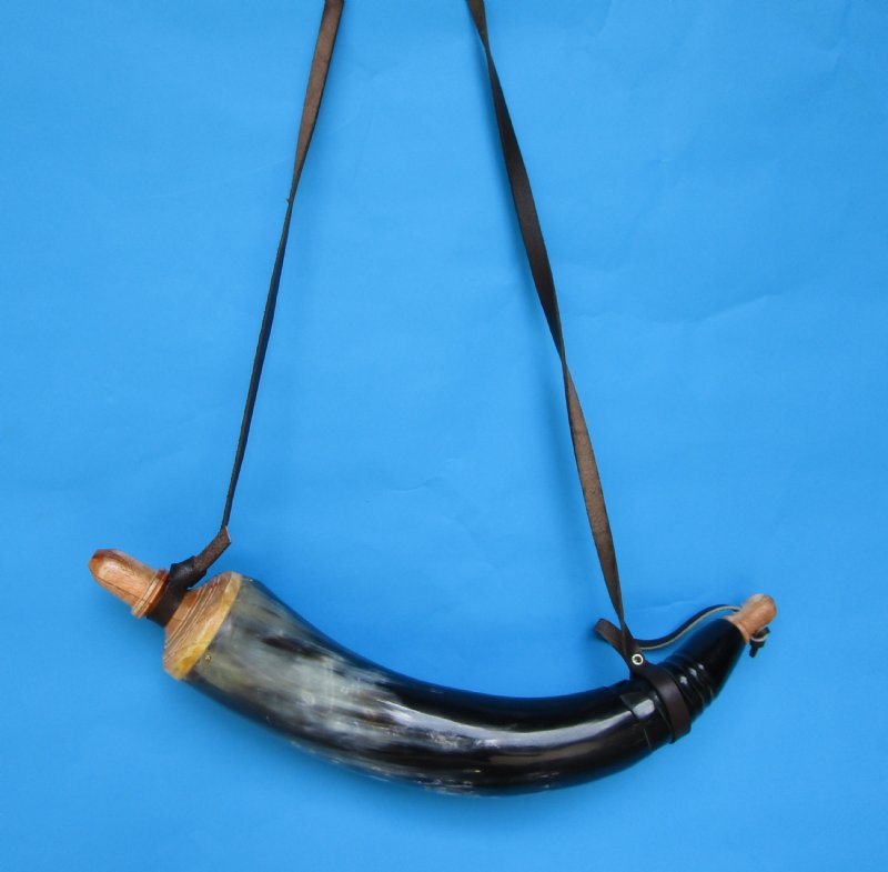 Powder Horn with Leather Strap 14 to 18 inches $17.99 each