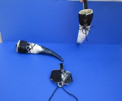 Goat Skin Leather Drinking Horn Holsters (horn not included) - 3 @ $8.00 each (Plus $7.50 First Class Mail)
