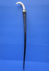 38 inches Genuine Polished Gemsbok Horn Walking Cane with a Warthog Tusk Handle, Gemsbok Horn Walking Stick- Buy this one for $124.99