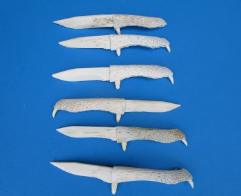  Alligator Bone Knives <font color=red> Wholesale</font>, 7 inches - 9 @ $10.80 each