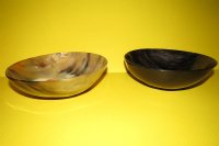 8 inches Genuine Water Buffalo Horn Bowls <font color=red> Wholesale</font>  - 7 @ $13.25 each