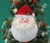 4 inches Sun Shell with Sea Cookie Santa Seashell Ornaments for a Beach Christmas Tree - Packed 10 @ $2.56 each