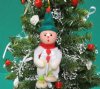 Shell Elf with Red Scarf and Green Hat Beach Christmas Ornaments for Sale - Packed 10 @ $2.56 each